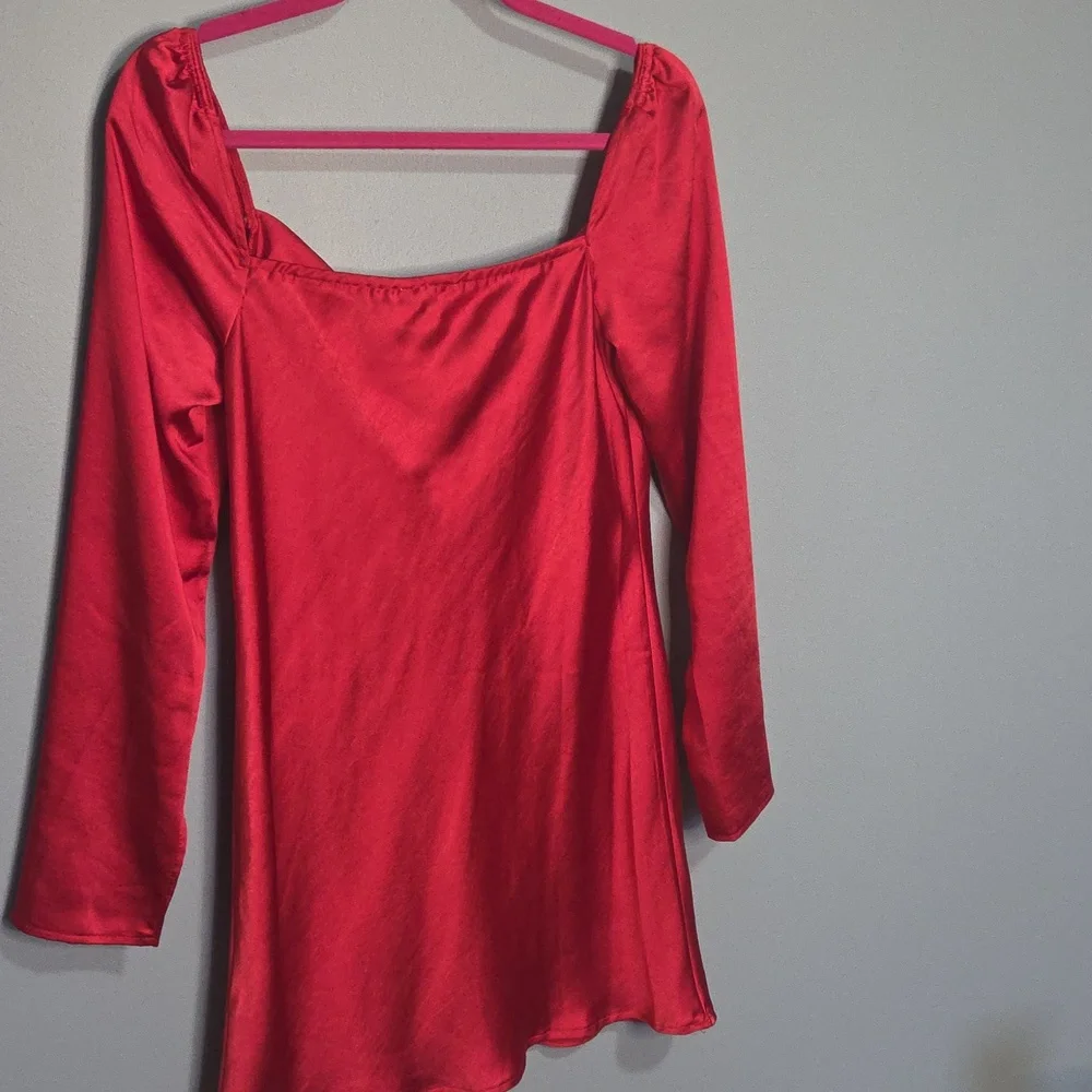 Princess Polly Phillipa Long Sleeve Mini Dress Size 4 - Picture 7 of 7